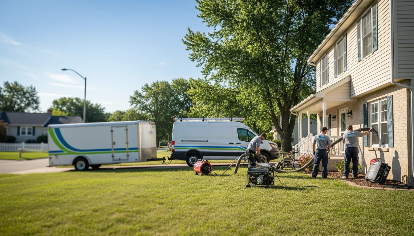 Flooded Basement Restoration And Cleanup With Repair in Crete, NE near me